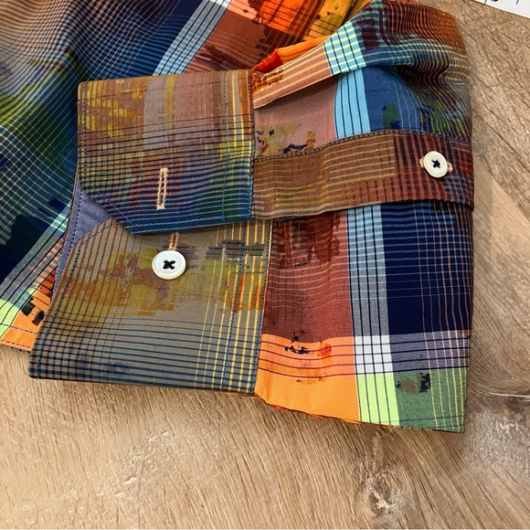 Bugatchi | Multicolor button down shirt - Picture 6 of 10